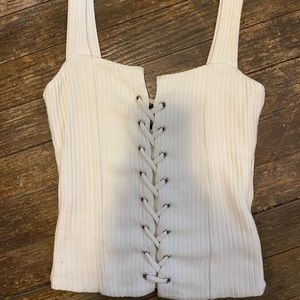 Reformation knit tank top